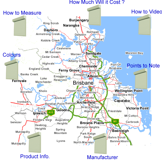 Brisbane province carte